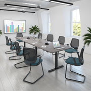 Elev8 Touch radial boardroom table