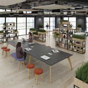 Enable worktable 1600mm deep with wooden legs