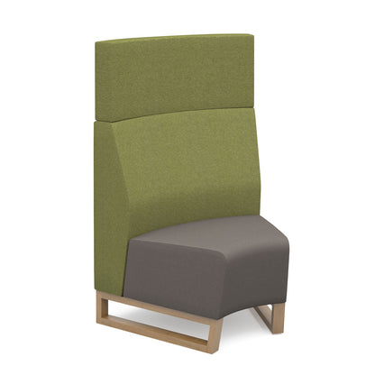 Encore modular high back concave unit - ENC-MOD01H-CC-WF