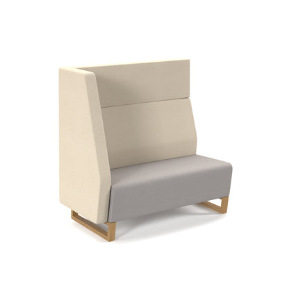 Encore modular high back double unit with arm - ENC-MOD02H-RA-WF