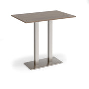 Eros rectangular poseur table with twin uprights