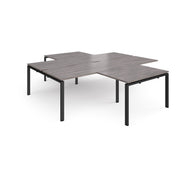 Adapt 4 Desk Cluster With Returns - 2800mm