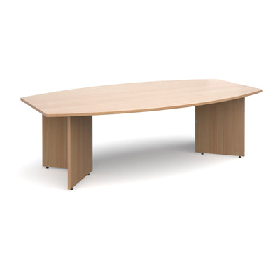 Arrow head leg radial boardroom table - ERB24B