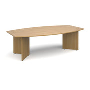 Arrow head leg radial boardroom table