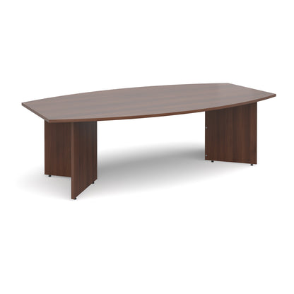Arrow head leg radial boardroom table - ERB24W