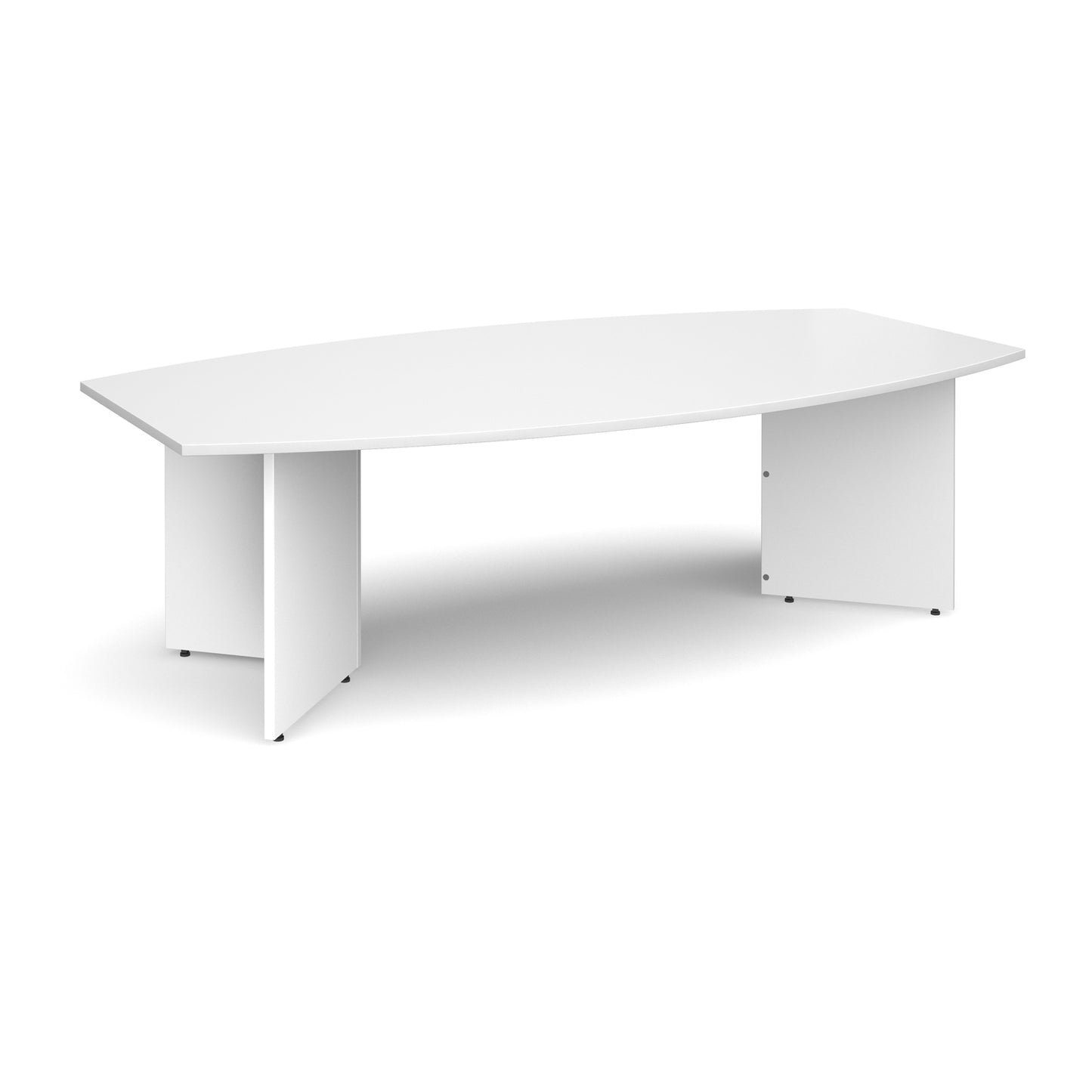 Arrow head leg radial boardroom table - ERB24WH