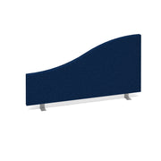 Wave desktop fabric screen - MTO