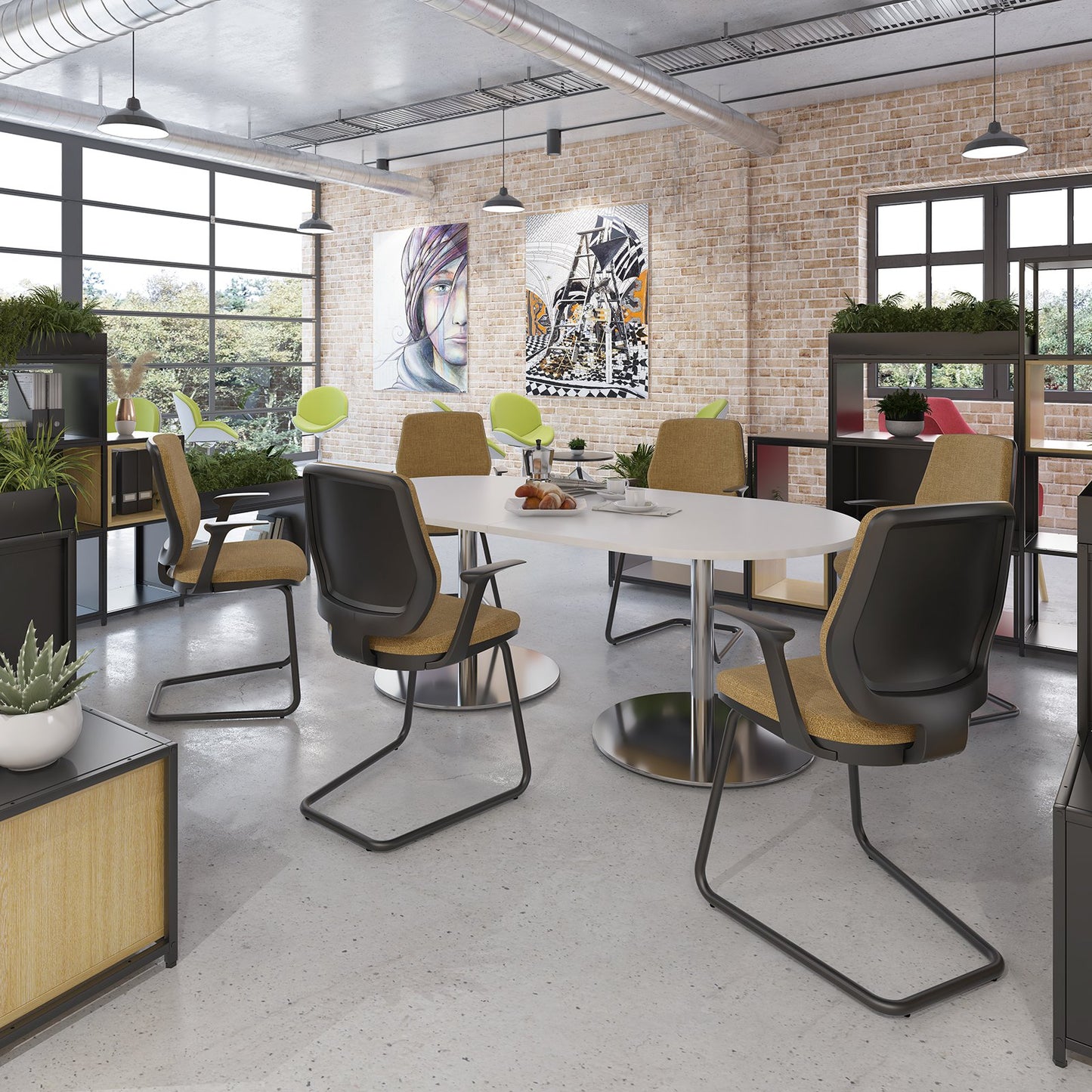 Eternal circular boardroom table