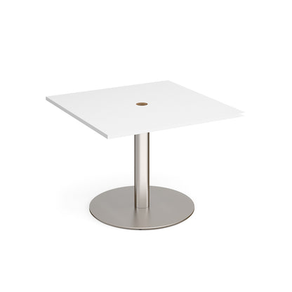 Eternal power ready square meeting table - ETN10-CO-BS-WH