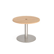 Eternal power ready circular meeting table