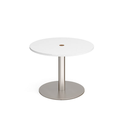 Eternal power ready circular meeting table