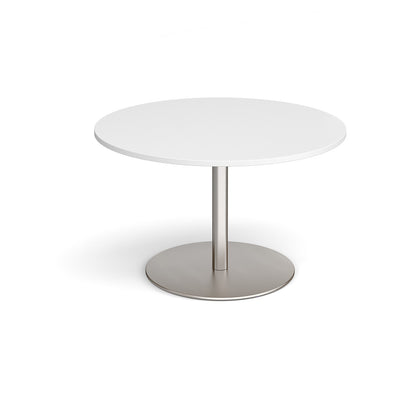 Eternal circular boardroom table - ETN12C-BS-WH
