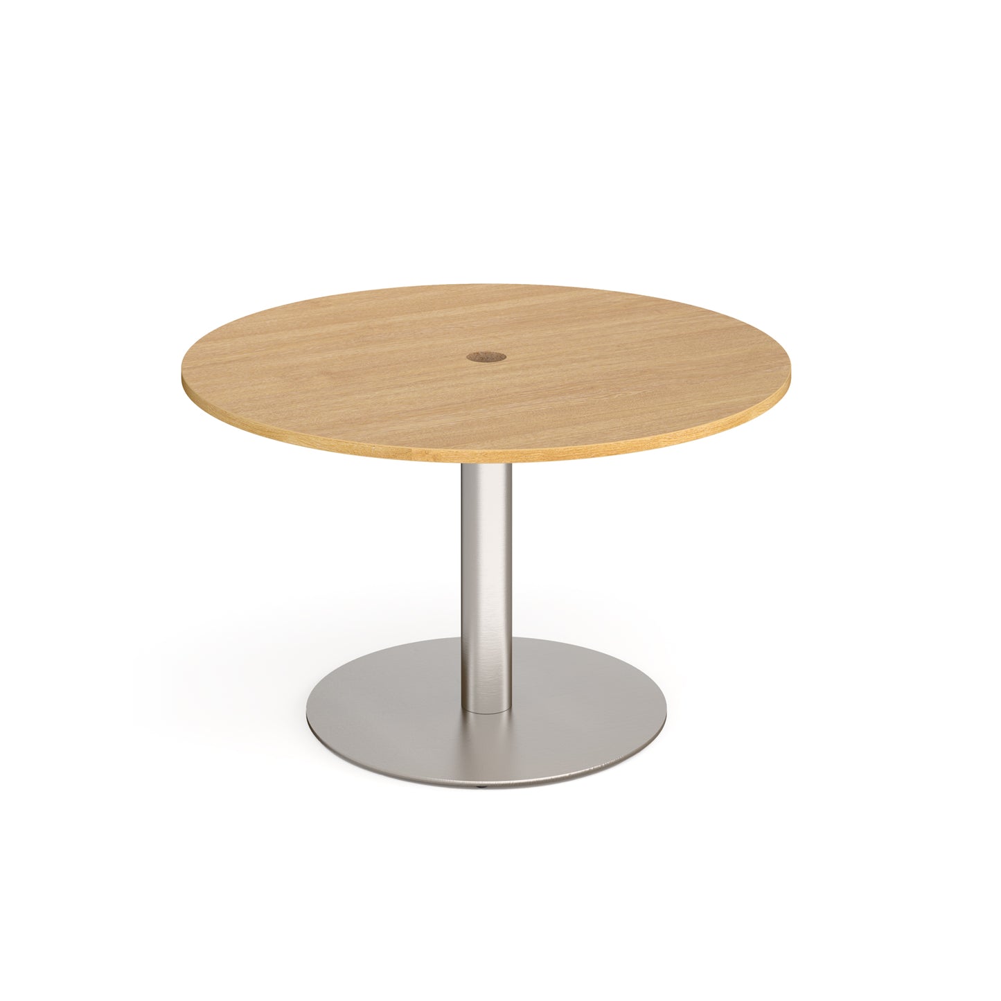 Eternal power ready circular meeting table - ETN12C-CO-BS-O
