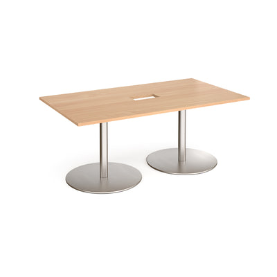 Eternal rectangular power ready boardroom table - ETN18-CO-BS-B
