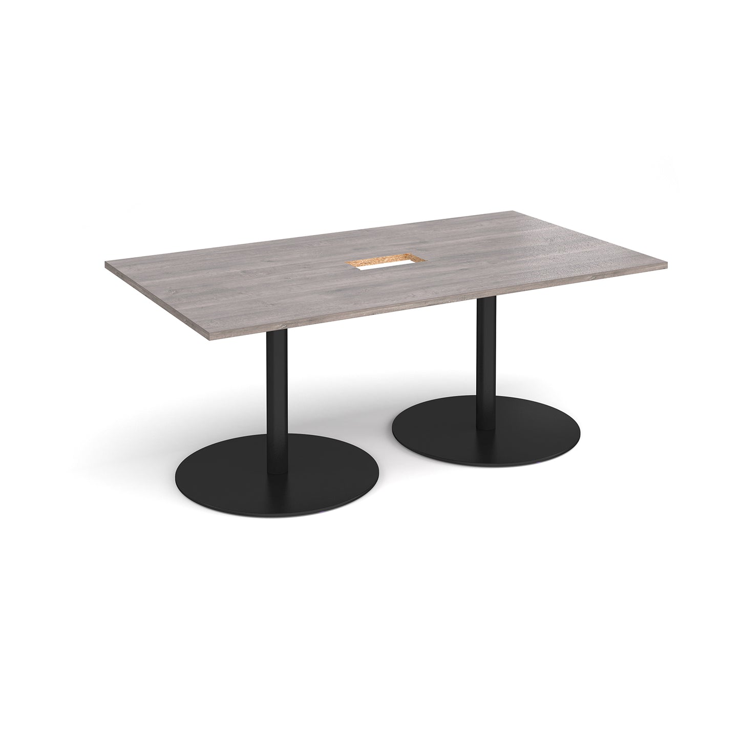 Eternal rectangular power ready boardroom table - ETN18-CO-K-GO