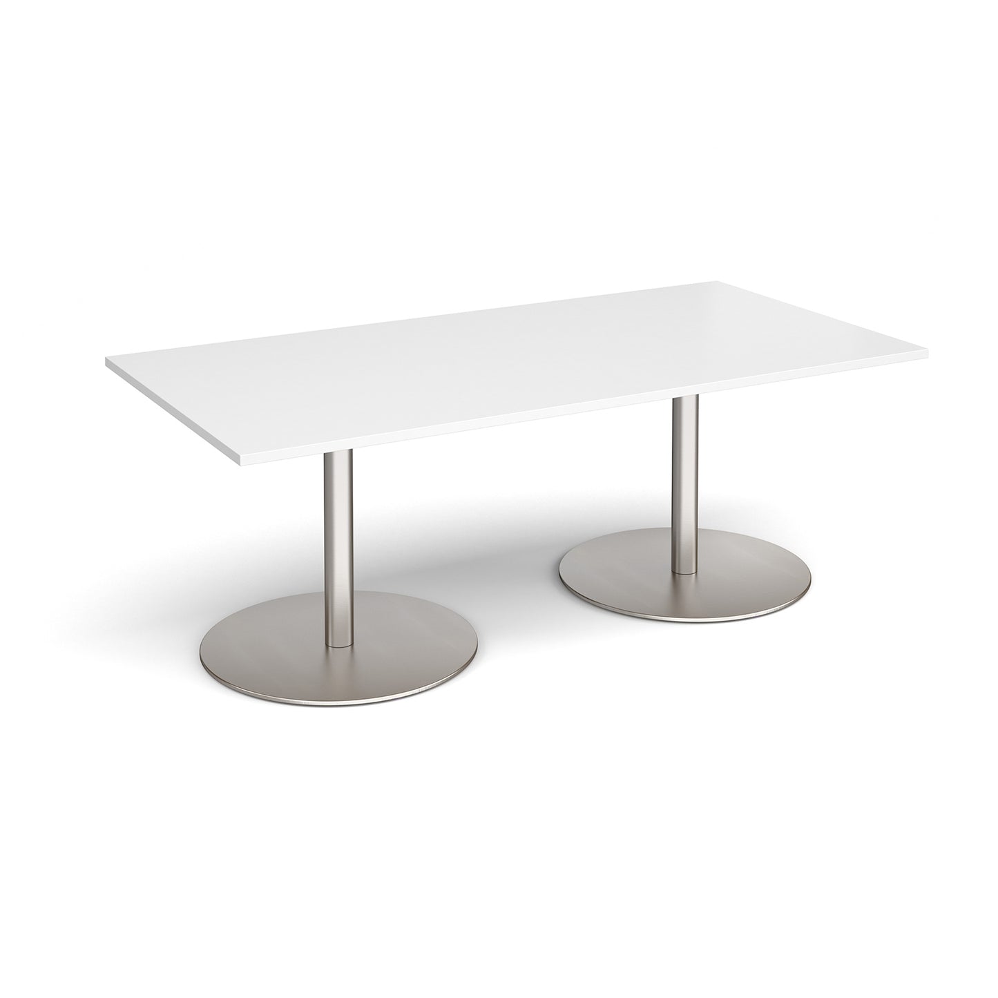Eternal rectangular boardroom table - ETN20-BS-WH