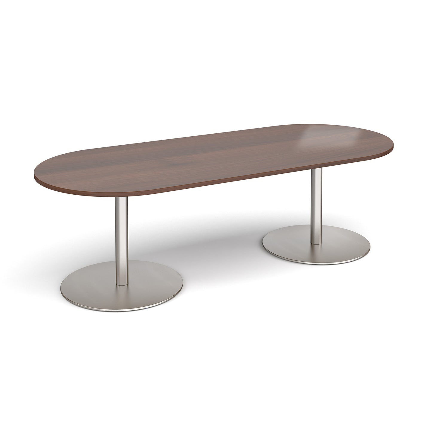 Eternal radial end boardroom table - ETN24-BS-W