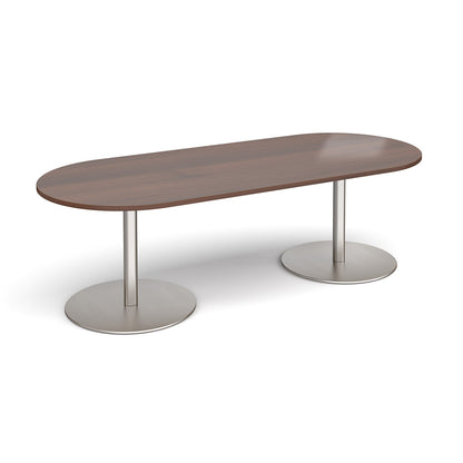 Eternal radial end boardroom table - ETN24-BS-W