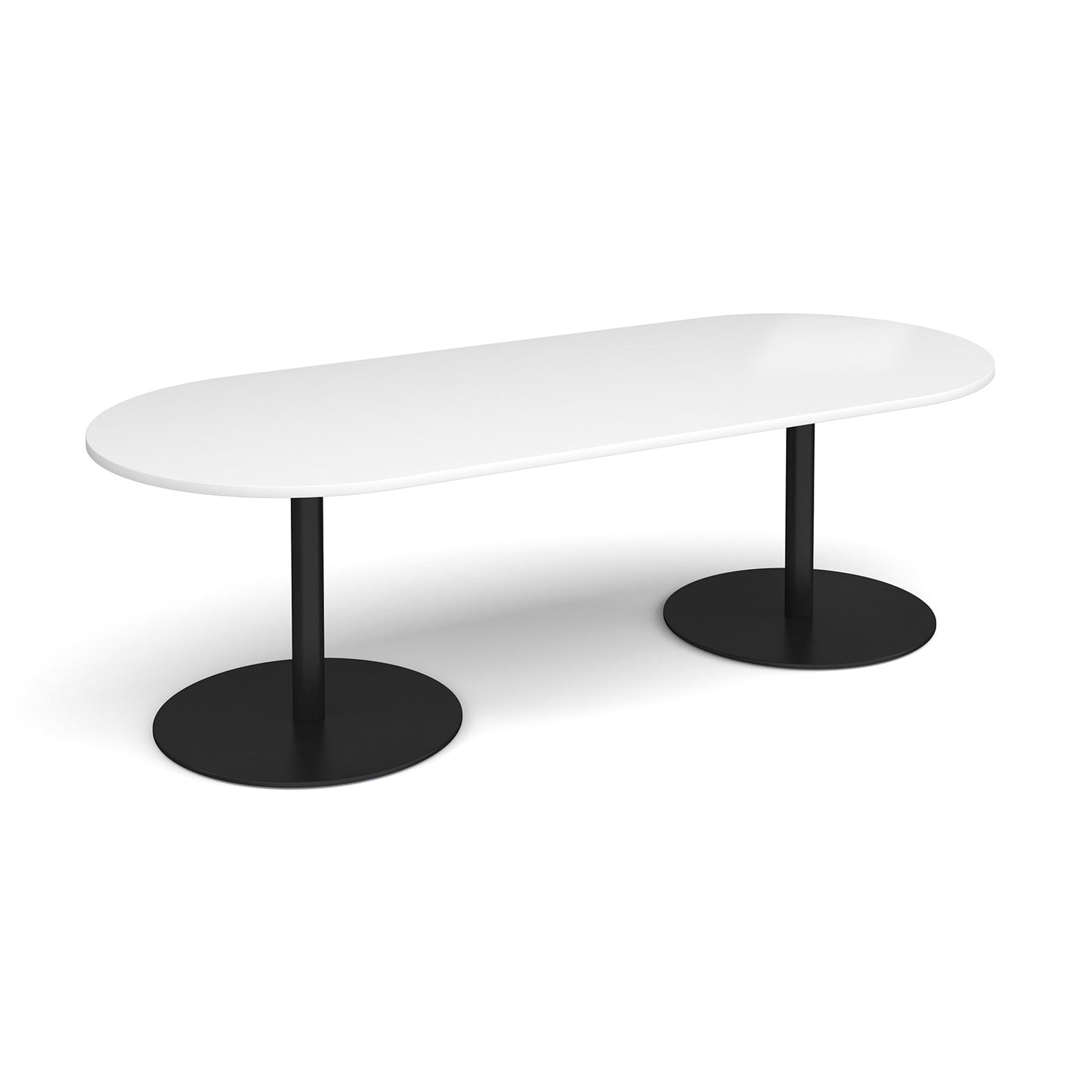 Eternal radial end boardroom table - ETN24-K-WH