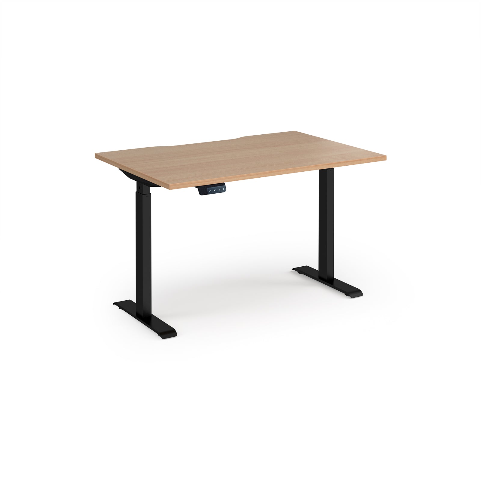 Elev8 Contract straight sit-stand desk 800mm deep - EVC-1200-K-B