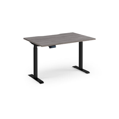 Elev8 Contract straight sit-stand desk 800mm deep - EVC-1200-K-GO