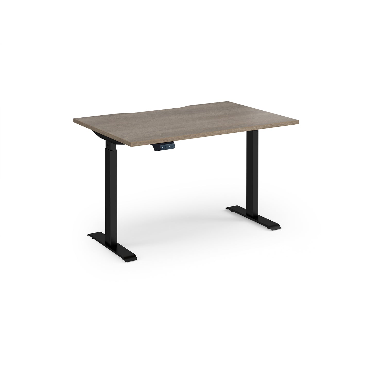 Elev8 Contract straight sit-stand desk 800mm deep - EVC-1200-K-NO