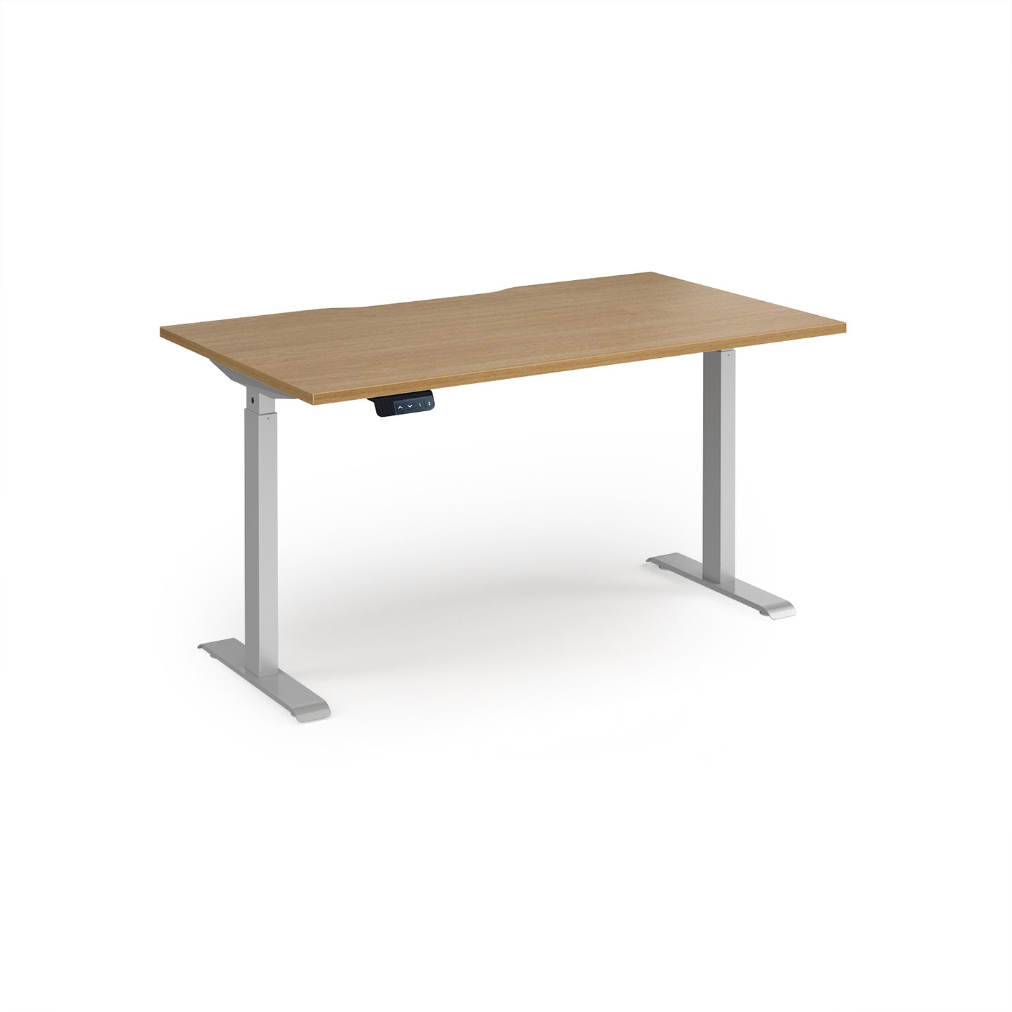 Elev8 Contract straight sit-stand desk 800mm deep - EVC-1400-S-O