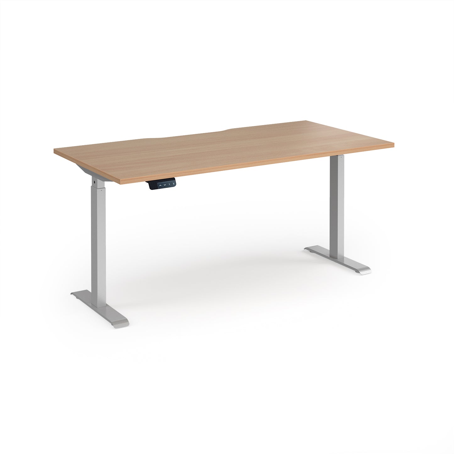 Elev8 Contract straight sit-stand desk 800mm deep - EVC-1600-S-B