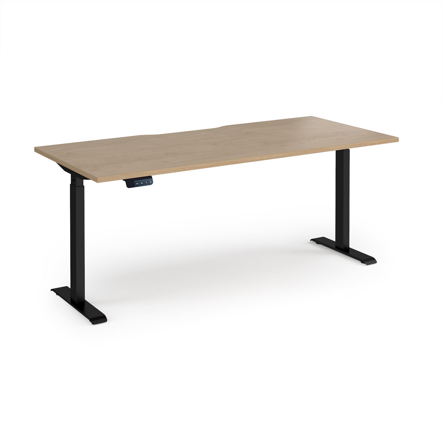 Elev8 Contract straight sit-stand desk 800mm deep - EVC-1800-K-KO