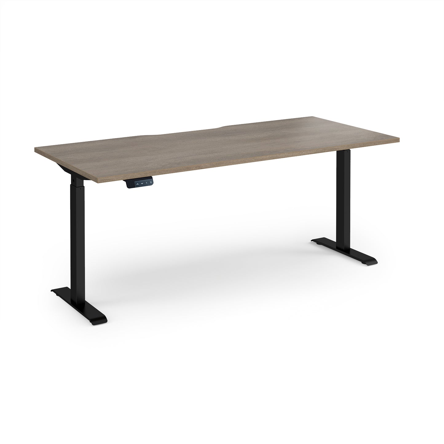 Elev8 Contract straight sit-stand desk 800mm deep - EVC-1800-K-NO