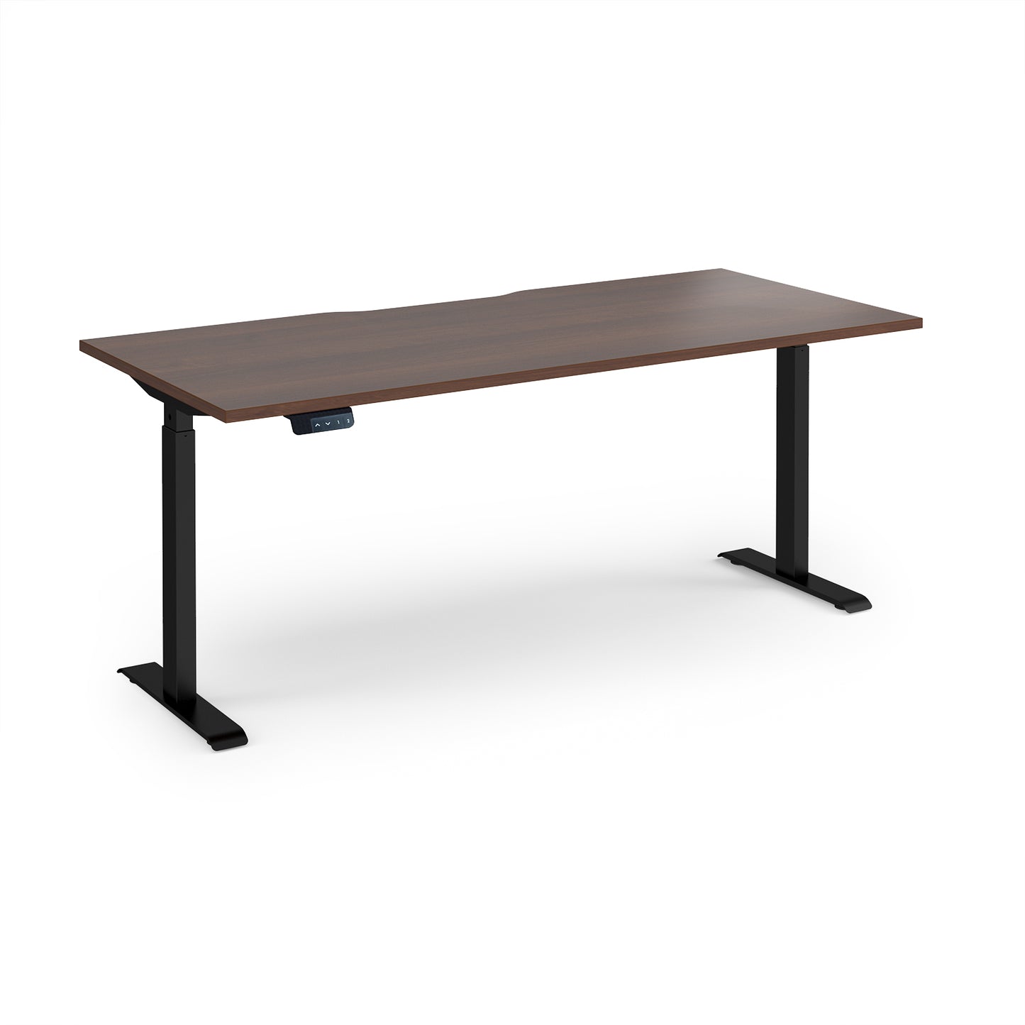 Elev8 Contract straight sit-stand desk 800mm deep - EVC-1800-K-W