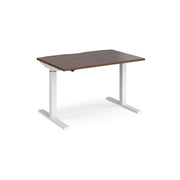 Elev8 contract straight sit-stand desk 800mm deep - Walnut