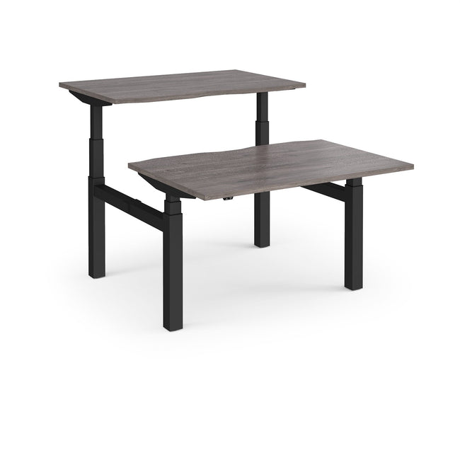 2 Persons - Elev8 Electric Height Adjustable Back-To-Back Desks 120cm - 180cm wide