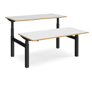 Elev8 Luxe Sit-Stand Back-To-Back Desks 1200mm - 1800mm
