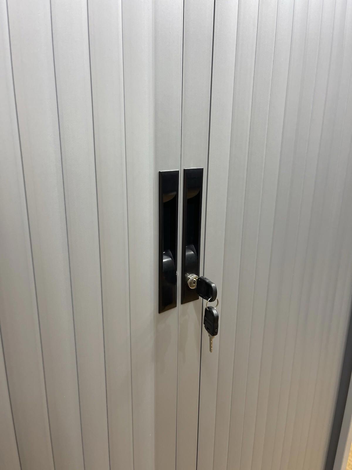 Large SILVERLINE Metal Tambour CabinetKeys - MANY AVAILABLE - CAN DELIVER