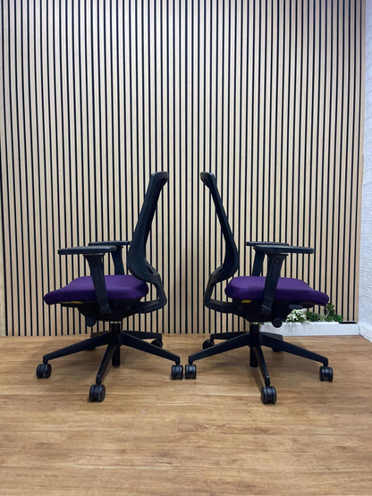 Senator Clipper Office Chair – Mesh Back Task Chair with Adjustable Arms