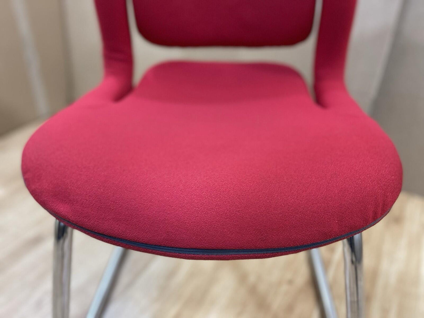 Herman Miller Equa Chairs / 10+ Available - Red ,Chrome Frame - UK DELIVERY