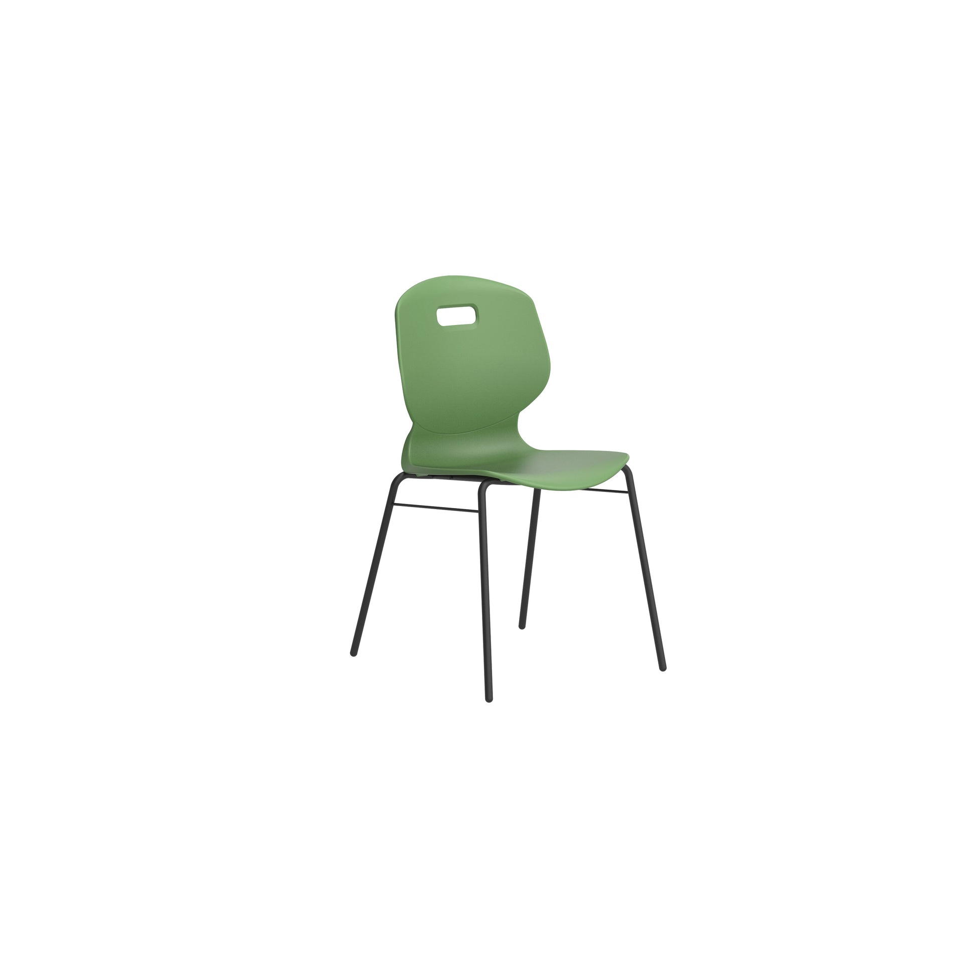 Arc 4 Leg Chair With Brace | Size 5 | Forest