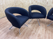 Boss Design Choo Reception/lounge Swivel Chairs - Set Of 4 - Can Deliver
