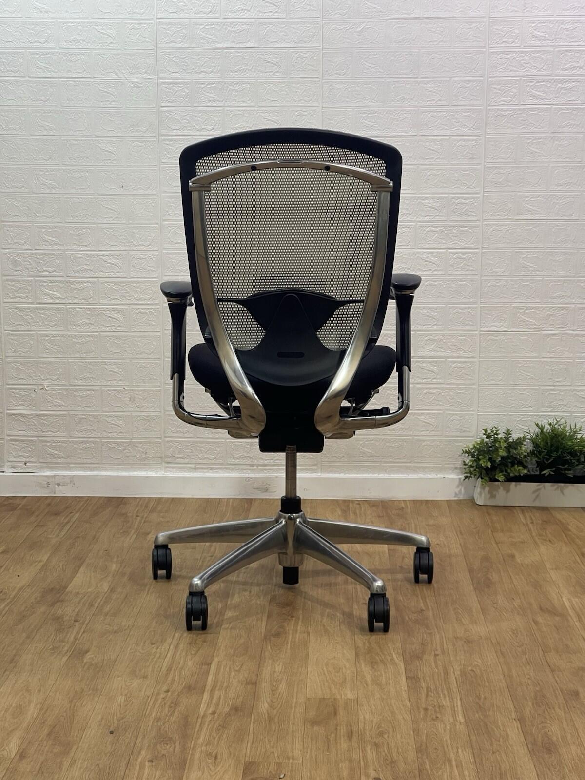 Okamura Contessa Seconda Office Chair   Polished Frame Fully Adjustable