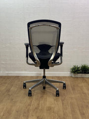 Okamura Contessa Seconda Office Chair   Polished Frame Fully Adjustable