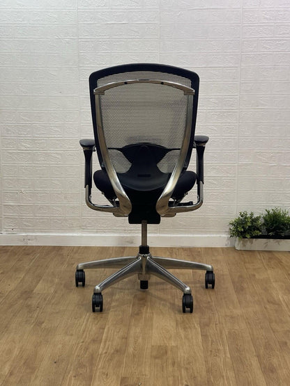 Okamura Contessa Seconda Office Chair   Polished Frame Fully Adjustable