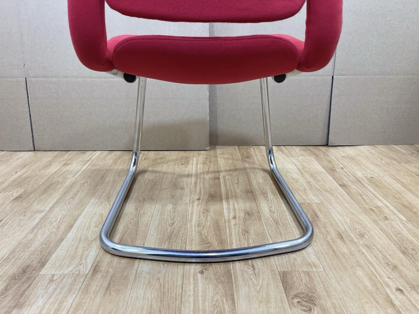 Herman Miller Equa Chairs / 10+ Available - Red ,Chrome Frame - UK DELIVERY