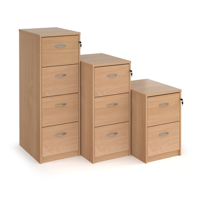 Wooden 3 door filing cabinet