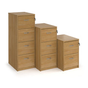 Wooden 4 door filing cabinet