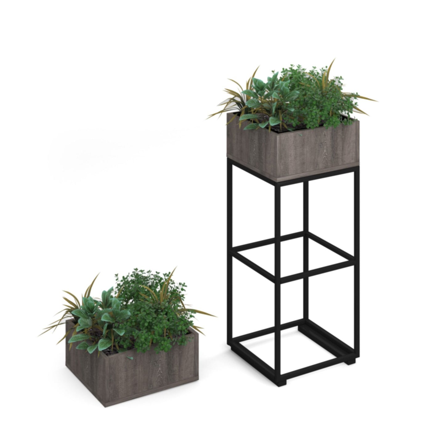 Flux modular storage planter box