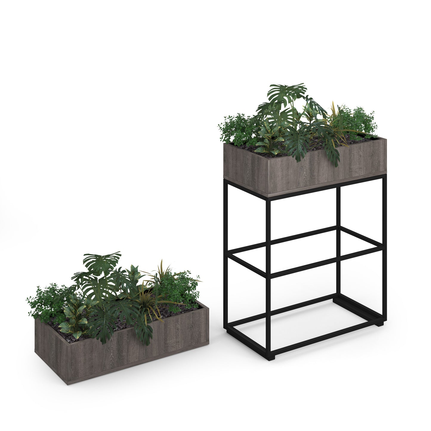 Flux modular storage planter box