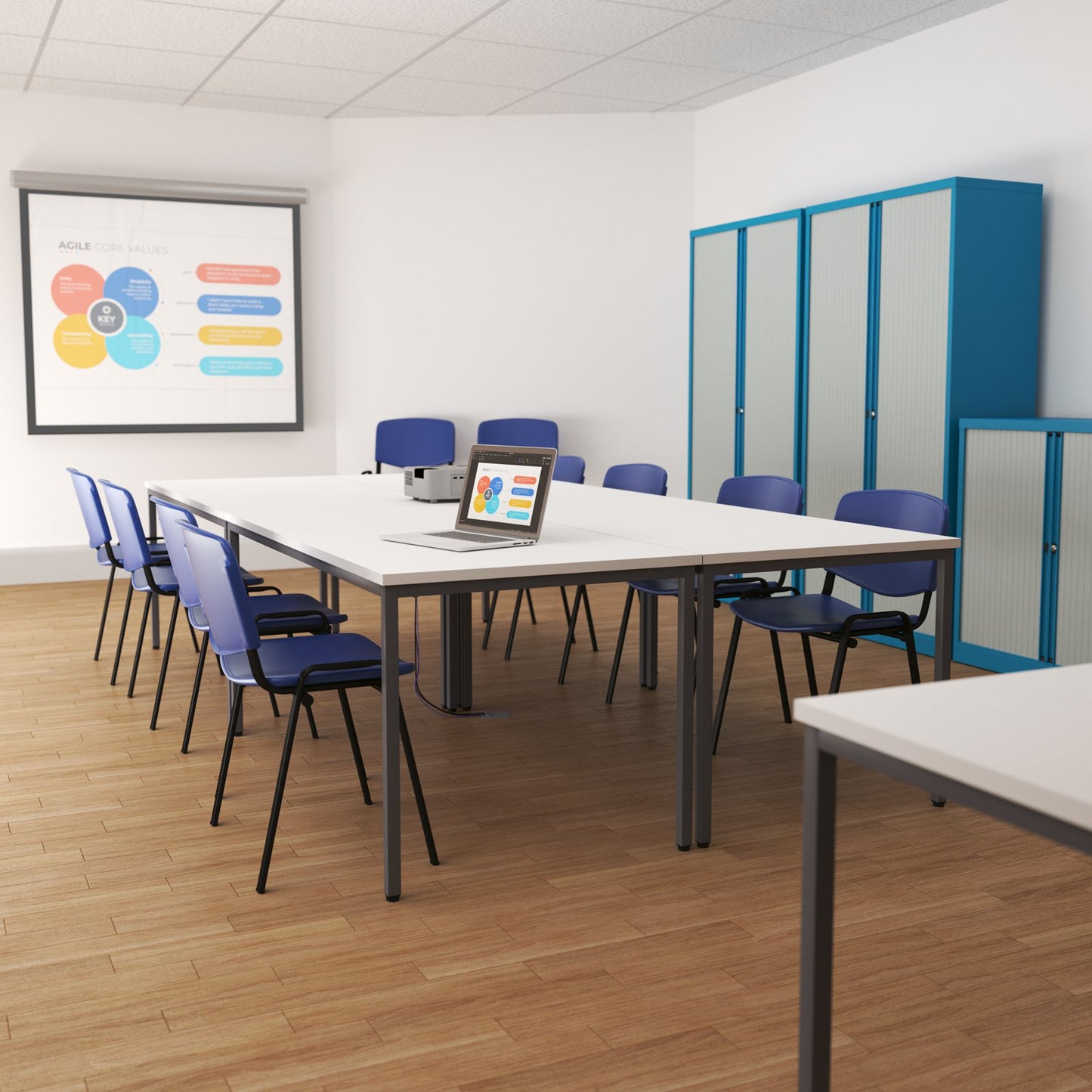 Flexi 25 rectangular meeting table