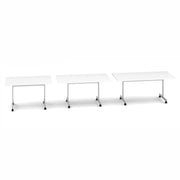 Rectangular fliptop meeting table