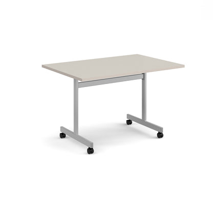 Rectangular flip top meeting table - FLP12-S-LG